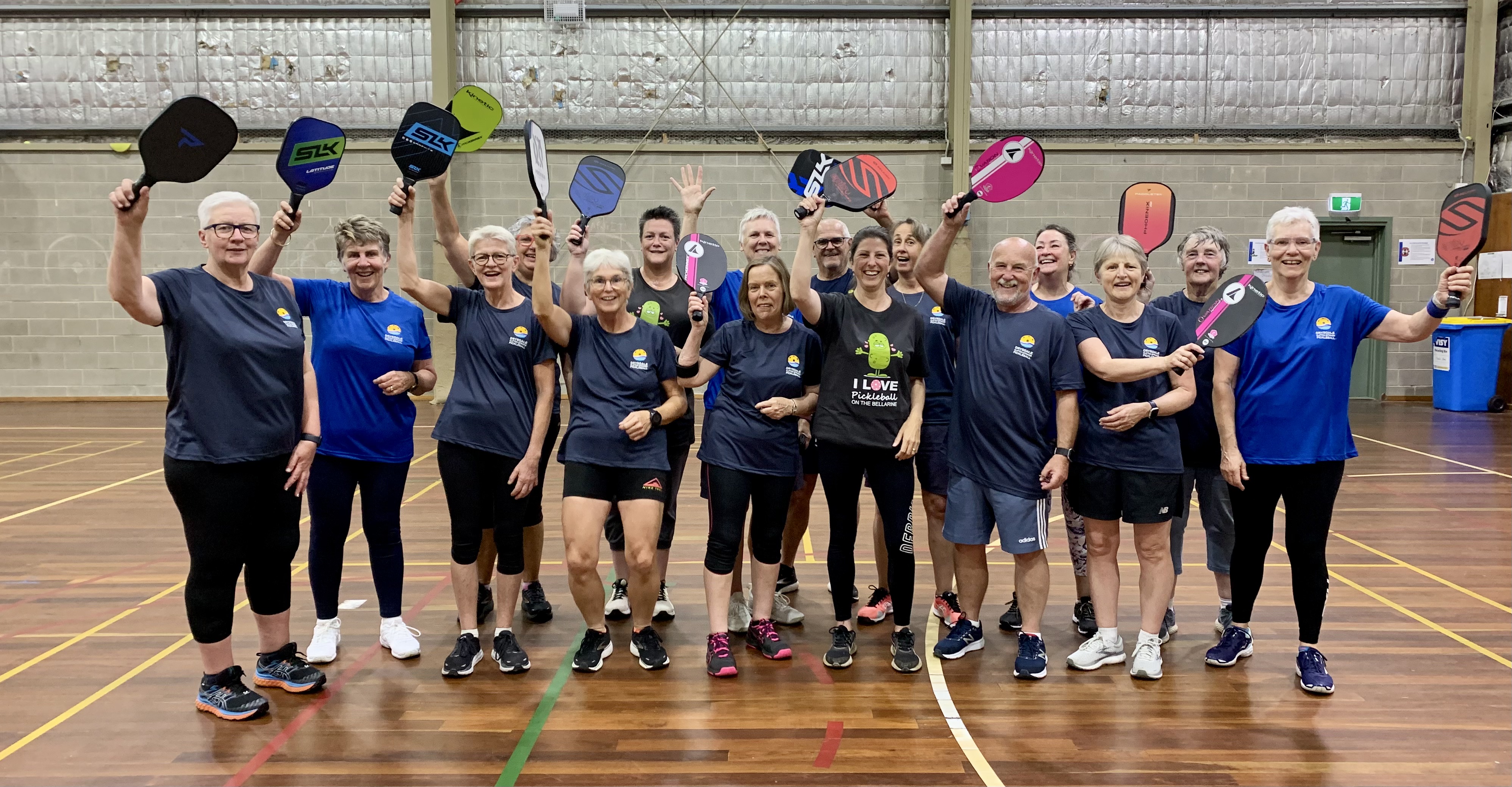 Pickleball with local member Alison Marchant at DPS